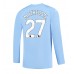 Maillot de foot Manchester City Matheus Nunes #27 Domicile vêtements 2023-24 Manches Longues